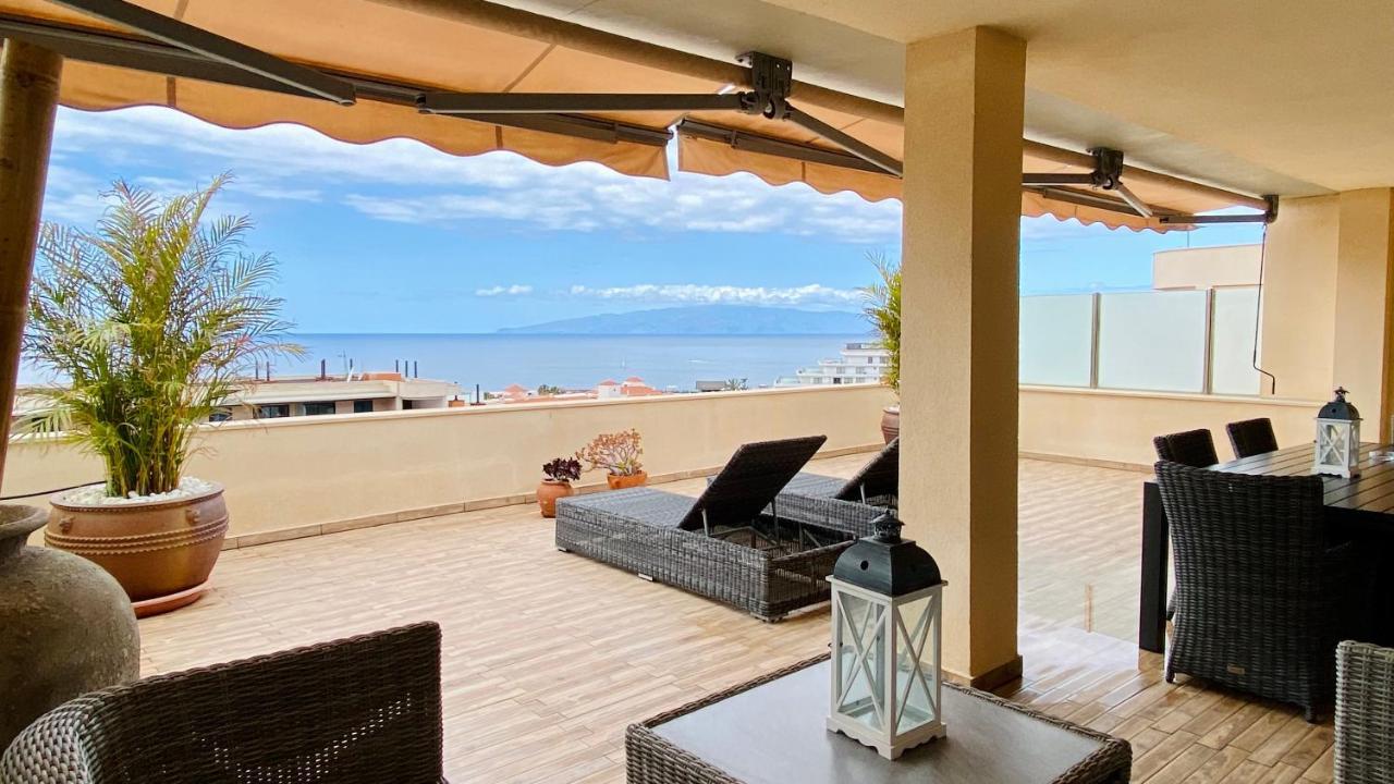 Penthouse Apartment Zentral Und Ruhig Gelegen Puerto de Santiago  Luaran gambar